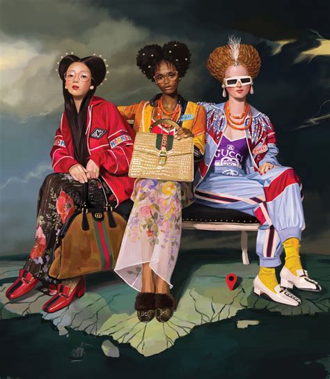 gucci pubblicita gennaio 2018 disegno|Gucci Ignasi Monreal Spring/Summer 2018 Campaign .